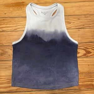 Athleta conscious crop tank - watercolor